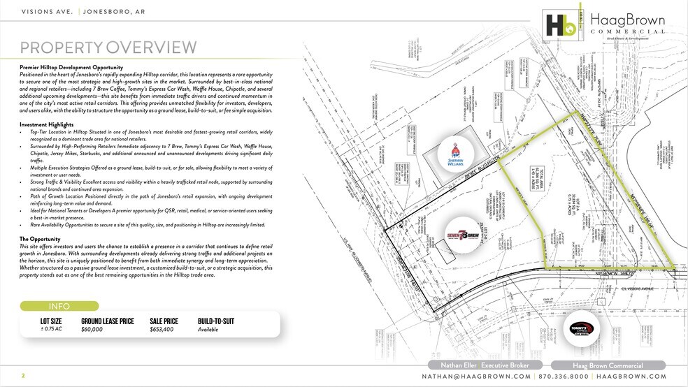 More Photos Of 1701 Visions Ave, Jonesboro Land For Lease