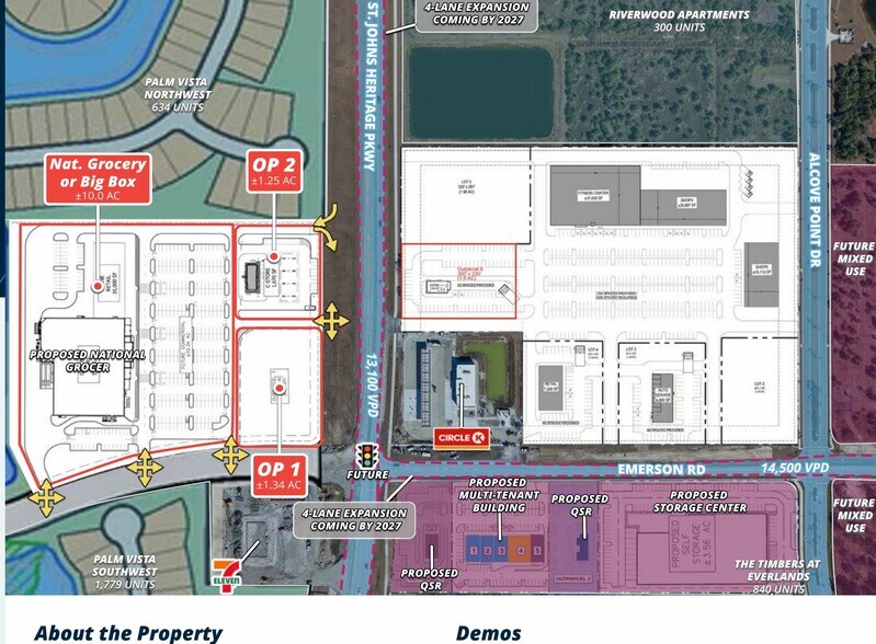 More Photos Of Heritage Town Center - NWC, Palm Bay Land For Lease