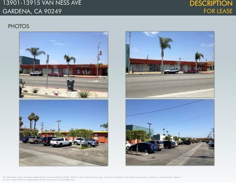 More Photos Of 13901-13915 Van Ness Ave, Gardena Storefront For Lease