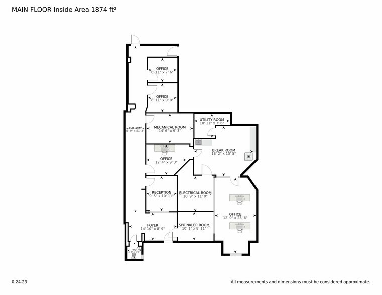 More Photos Of 1820-1822 Jefferson Pl NW, Washington Office For Lease