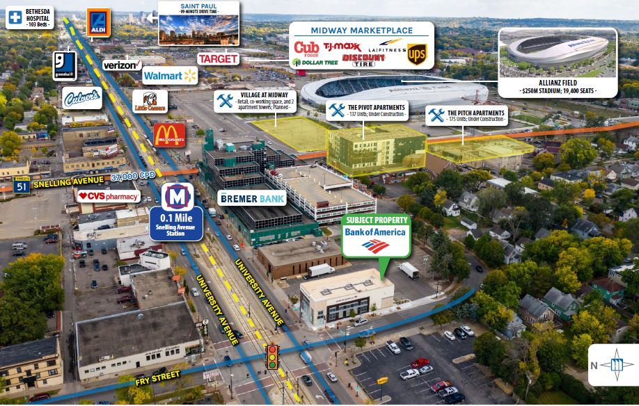 More Photos Of 1636 University Ave W, Saint Paul Bank For Sale