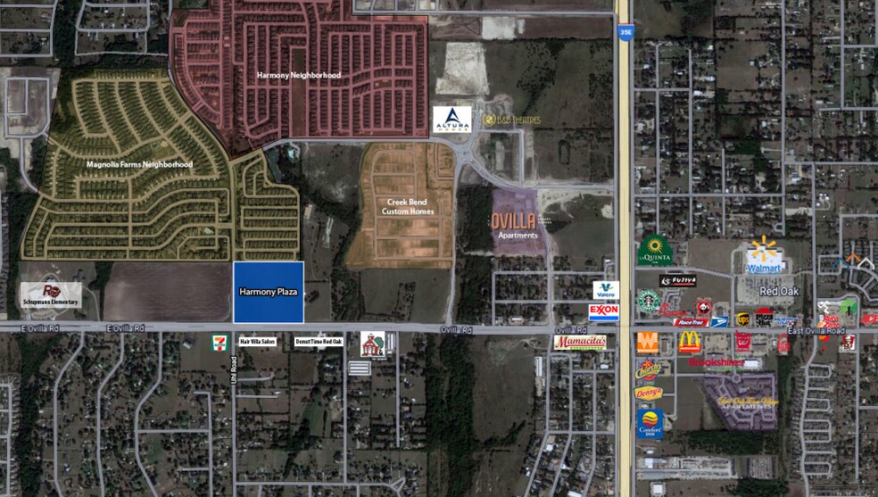 More Photos Of Ovilla Road & Uhl Road, Red Oak Land For Lease