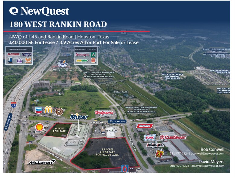 Primary Photo Of 180 W Rankin Rd, Houston Land For Sale