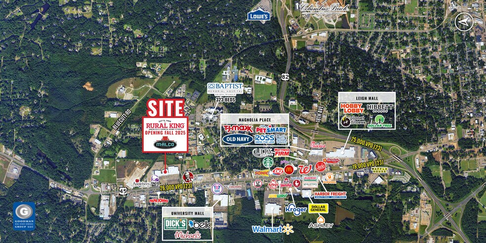 More Photos Of 2308-2310 Highway 45 N, Columbus General Retail For Lease