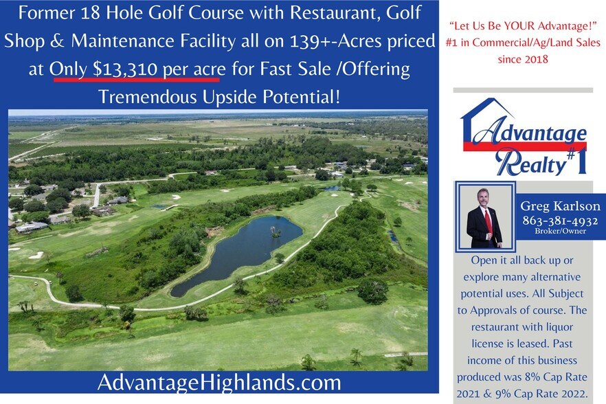 Primary Photo Of 3603 Placid Lakes Blvd, Lake Placid Land For Sale