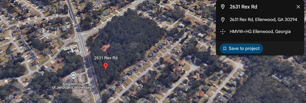 Primary Photo Of 2631 Rex Rd, Ellenwood Land For Sale