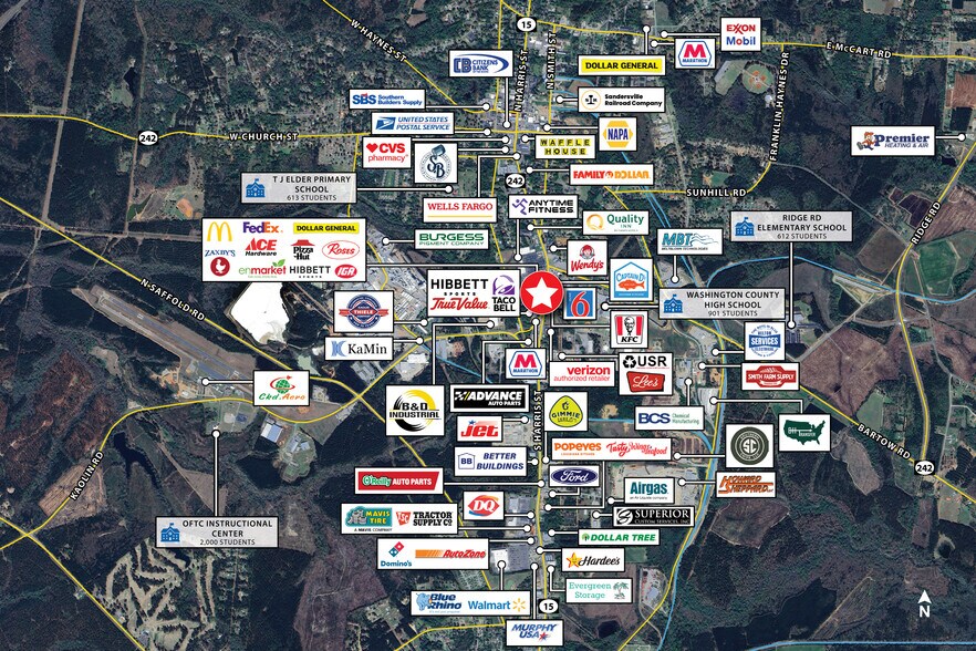 More Photos Of 730 S Harris St, Sandersville Freestanding For Sale