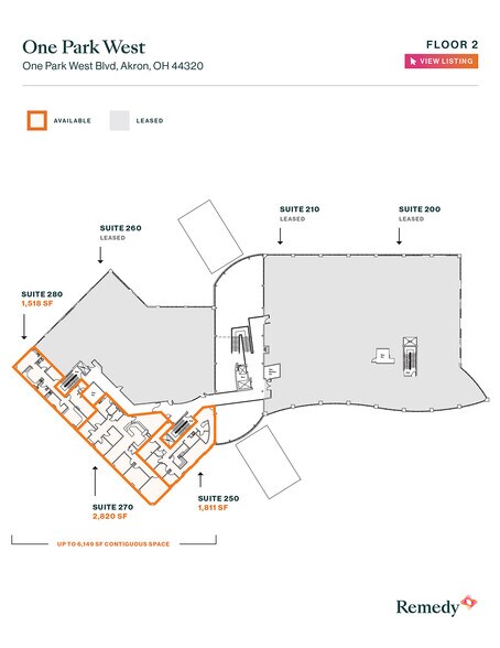 More Photos Of 1 Park West Blvd, Akron Medical For Lease