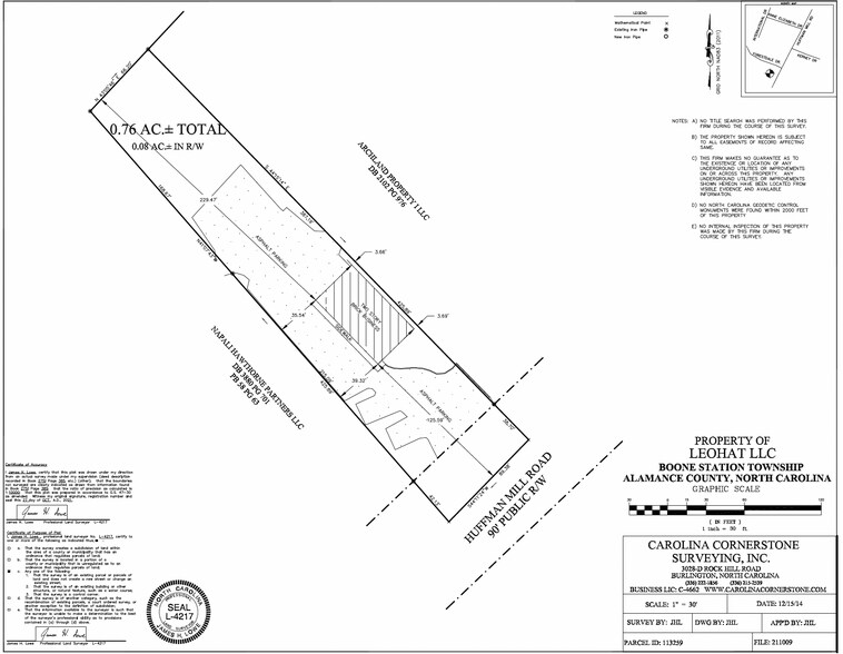 More Photos Of 537 Huffman Mill Rd, Burlington Land For Lease