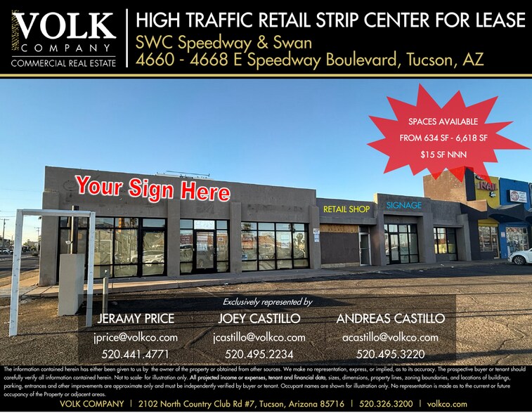 Primary Photo Of 4662-4668 E Speedway Blvd, Tucson Unknown For Lease