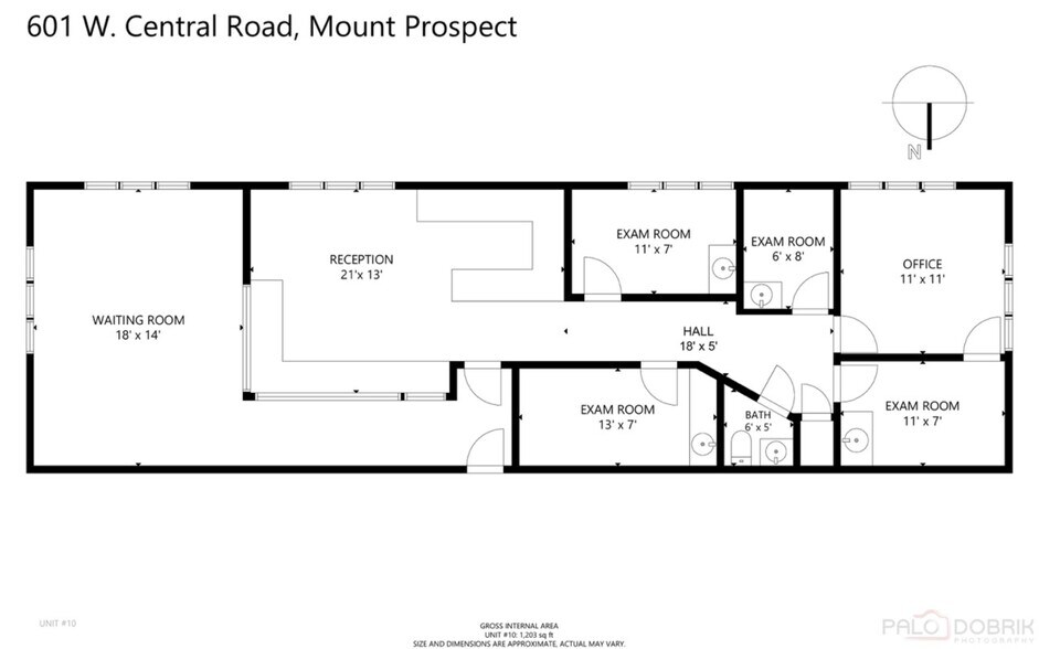 Primary Photo Of 601 W Central Rd, Mount Prospect Medical For Lease