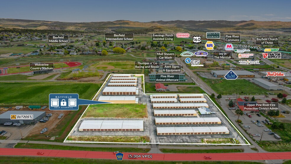 More Photos Of 416 County Road 501, Bayfield Self Storage For Sale