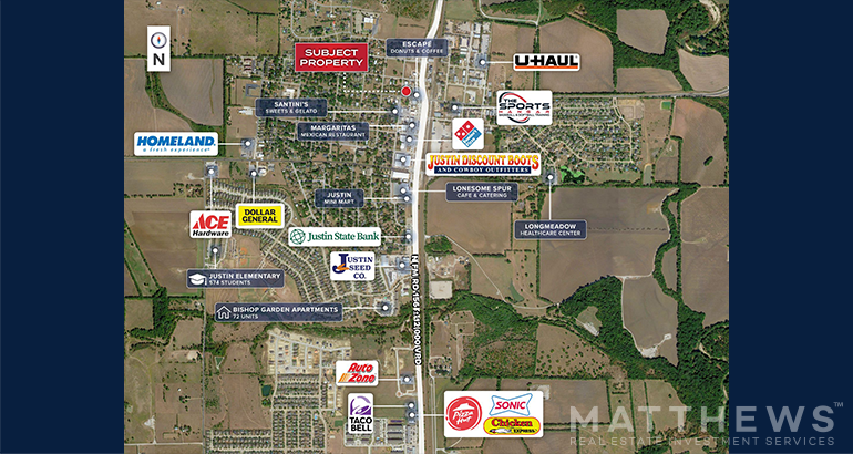 More Photos Of 120 W 5th St, Justin Post Office For Sale