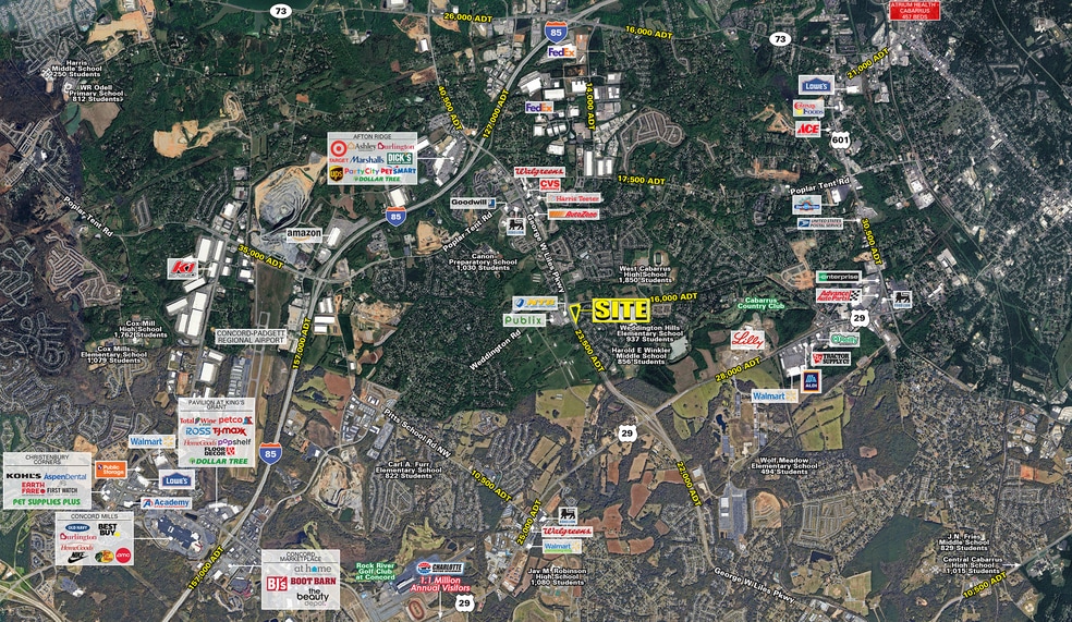 More Photos Of Weddington Rd & George W. Liles Pkwy Pkwy, Concord Land For Lease