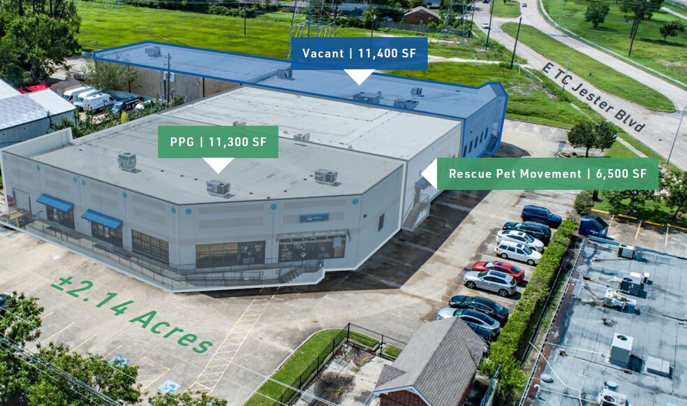 Primary Photo Of 3300 E TC Jester Blvd, Houston Warehouse For Lease