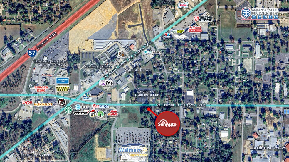 More Photos Of 2001 Center St, Beebe Auto Repair For Sale