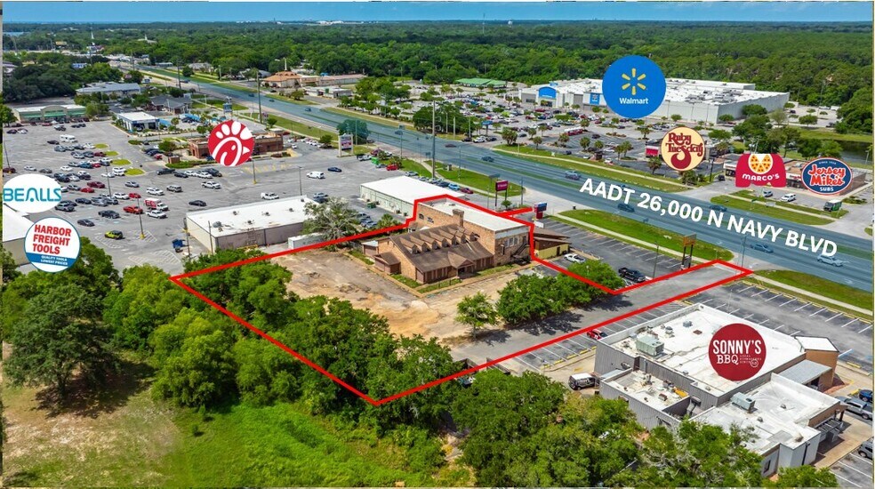 Primary Photo Of 610 N Navy Blvd, Pensacola Freestanding For Lease