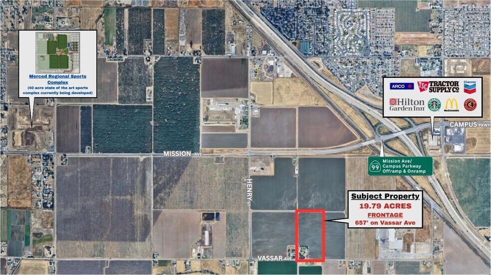 More Photos Of 2260 Vassar Ave, Merced Land For Sale