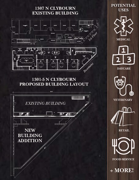 More Photos Of 1301-1307 N Clybourn St, Chicago Storefront Retail Residential For Lease