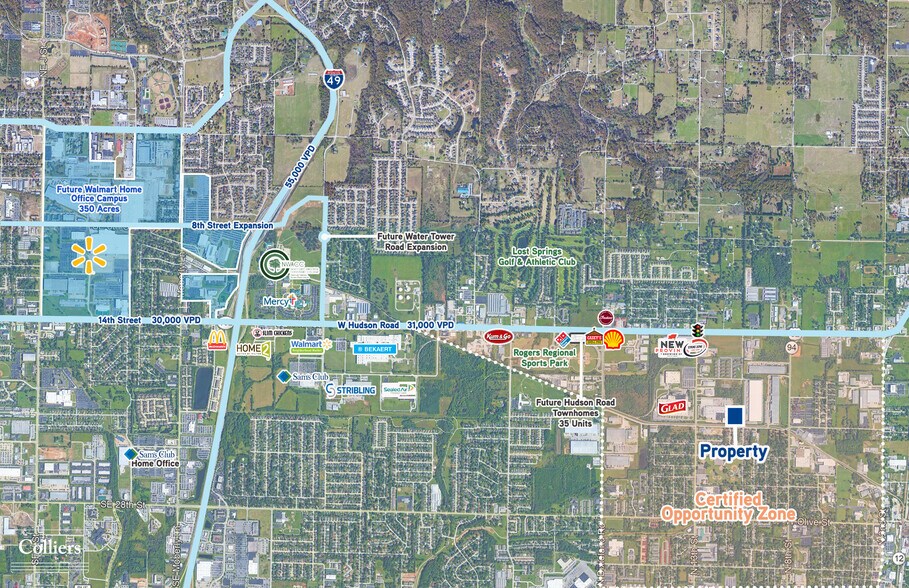 More Photos Of Northeast of the N 13th Street & W Easy Street Int, Rogers Industrial For Sale