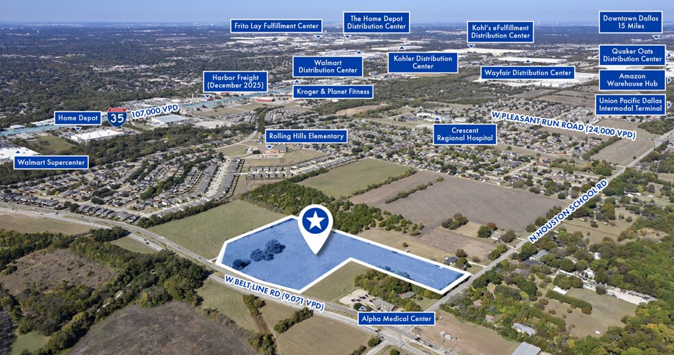 More Photos Of 1001 N Houston School Rd, Lancaster Land For Sale