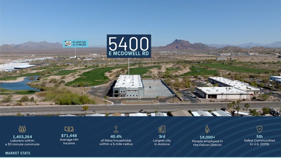 Primary Photo Of 5400 E McDowell Rd, Mesa Warehouse For Lease