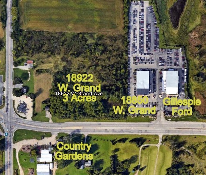 Primary Photo Of 18922 W Grand Ave, Lake Villa Land For Sale