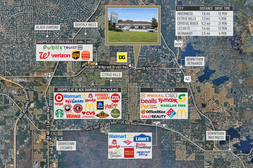 More Photos Of 1298 E Norvell Bryant Hwy, Hernando Freestanding For Sale