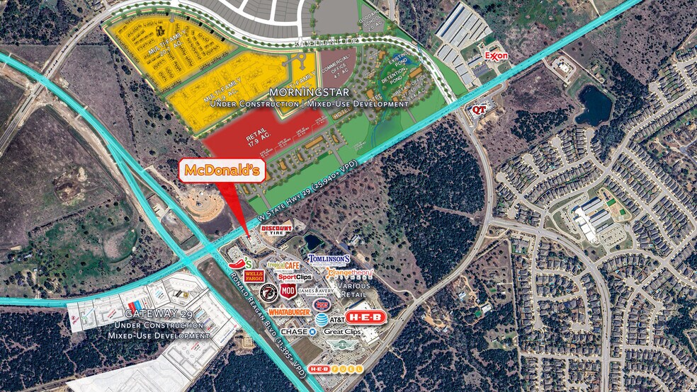 More Photos Of 8221 W State Highway 29, Georgetown Freestanding For Sale