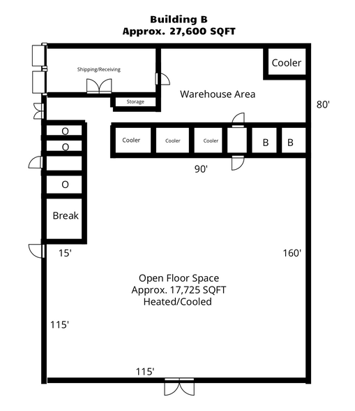 More Photos Of 3601 Capital Florist, Montgomery Showroom For Lease
