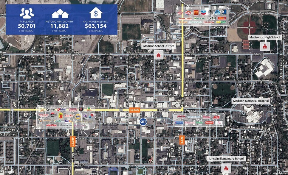 More Photos Of 19-33 College Ave, Rexburg General Retail For Lease