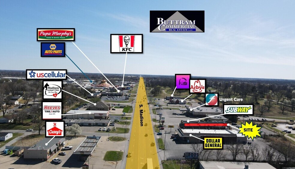 More Photos Of 1612 S Madison St, Webb City Storefront For Lease