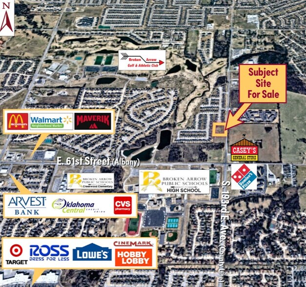 More Photos Of 61st & County Line Rd, Broken Arrow Land For Sale