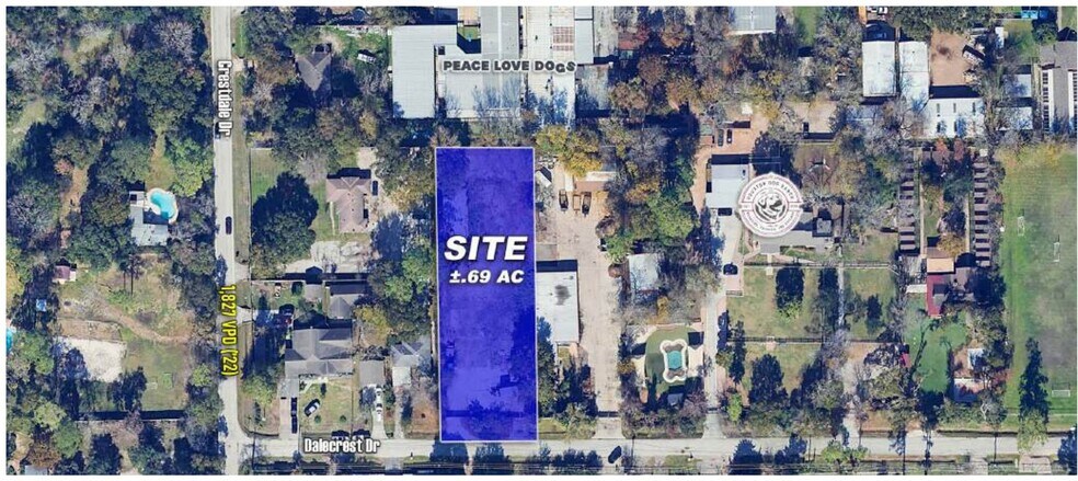 Primary Photo Of 9614 Dalecrest Dr, Houston Land For Sale