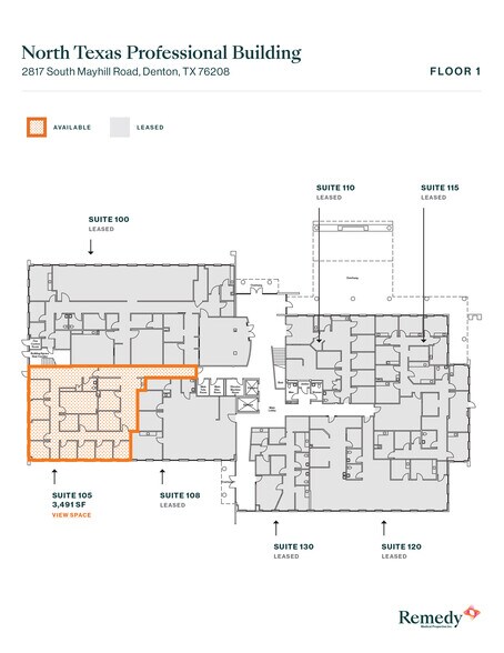 More Photos Of 2817 S Mayhill Rd, Denton Medical For Lease