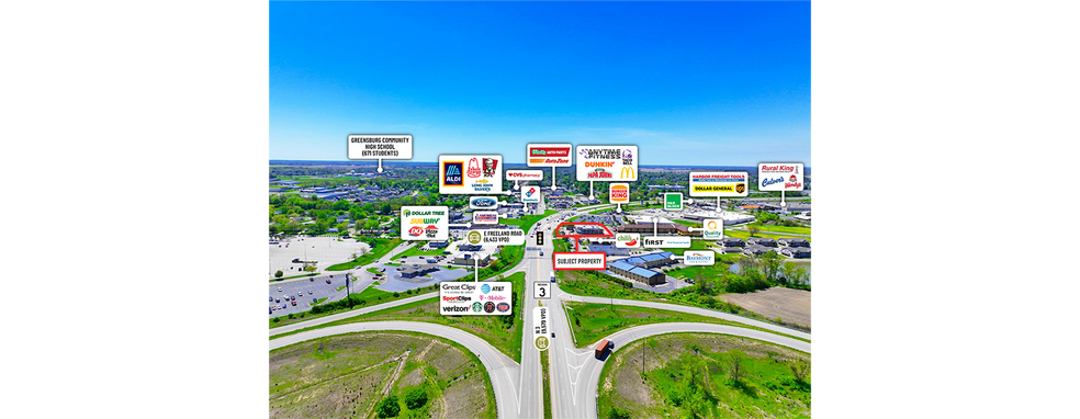 More Photos Of 2215 N State Road 3, Greensburg Drugstore For Lease