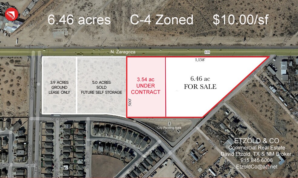 Primary Photo Of N Zaragoza Road @ Augusta Drive, El Paso Land For Sale