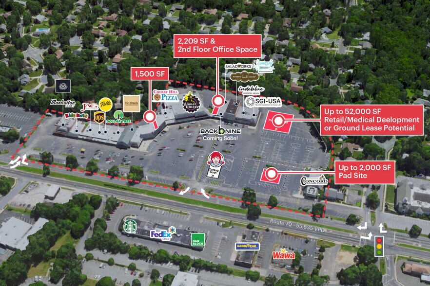 Primary Photo Of 1409 Route 70 E, Cherry Hill Unknown For Lease