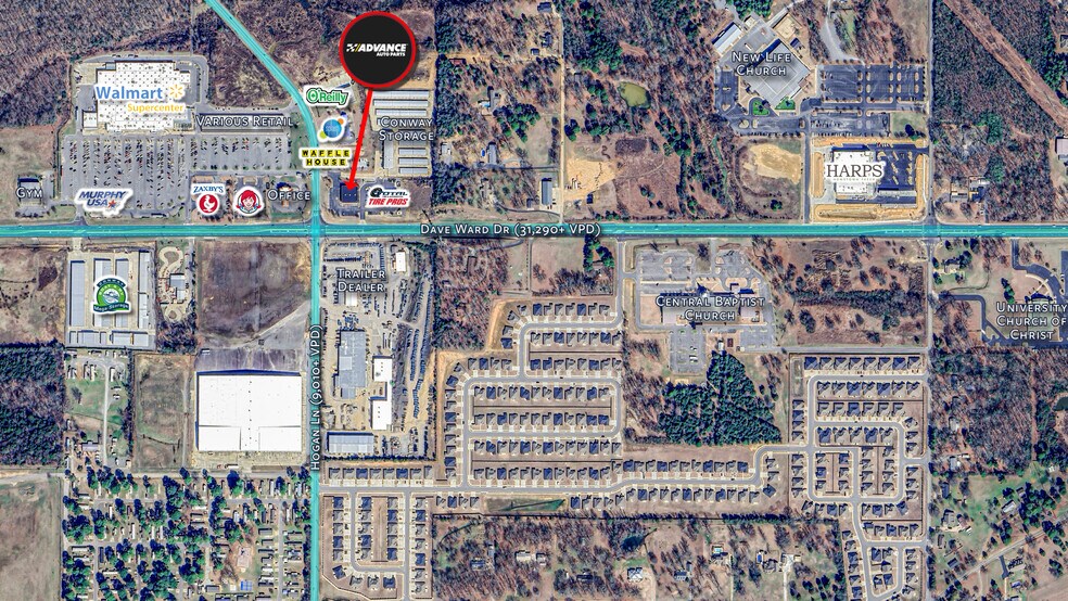 More Photos Of 3680 Dave Ward Dr, Conway Freestanding For Sale