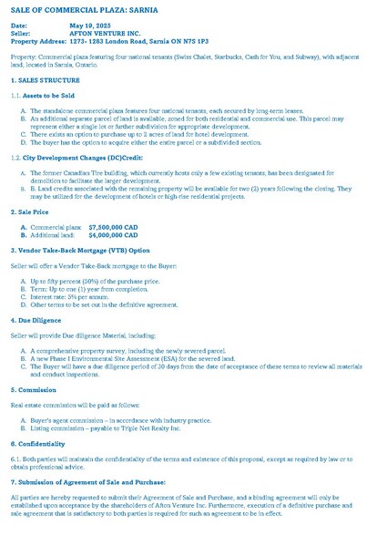 More Photos Of , Sarnia General Retail For Sale