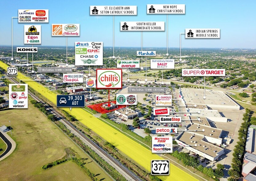 More Photos Of 8008 Denton Hwy, Watauga Restaurant For Sale