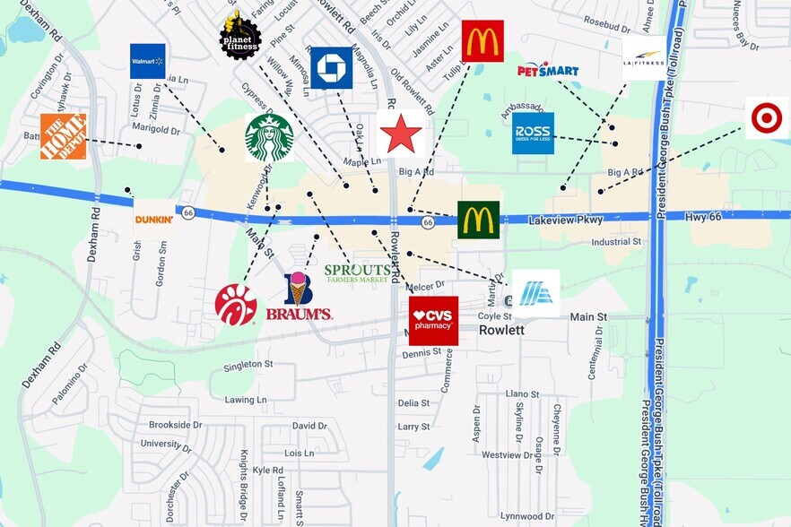 More Photos Of 5620 Rowlett Rd, Rowlett General Retail For Sale