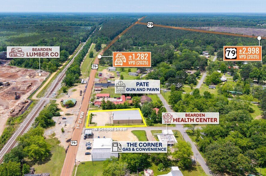 More Photos Of 145 N School St, Bearden Freestanding For Lease