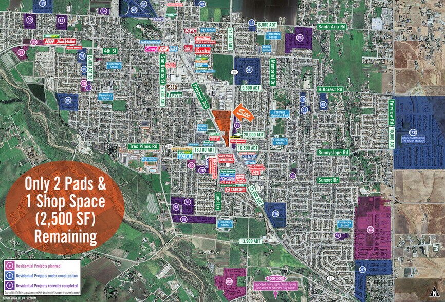 More Photos Of Prospect Ave & Park St, Hollister Unknown For Lease