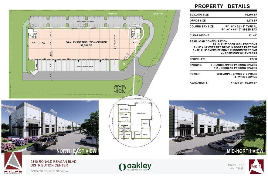 More Photos Of 2340 Ronald Reagan Blvd, Cumming Industrial For Lease