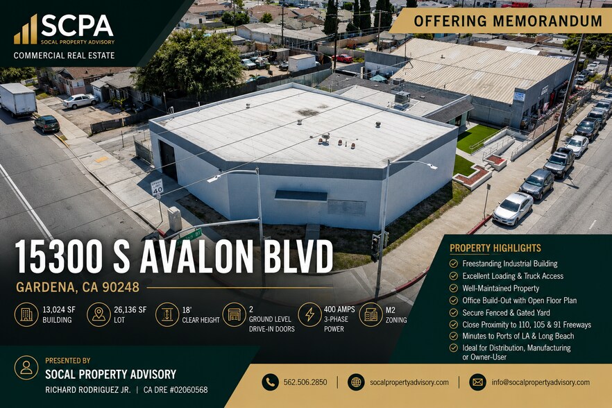 Primary Photo Of 15300 S Avalon Blvd, Gardena Freestanding For Lease