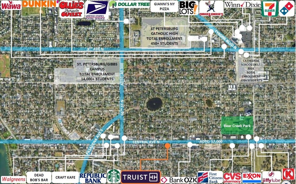 More Photos Of 6300 Central Ave, Saint Petersburg Bank For Sale