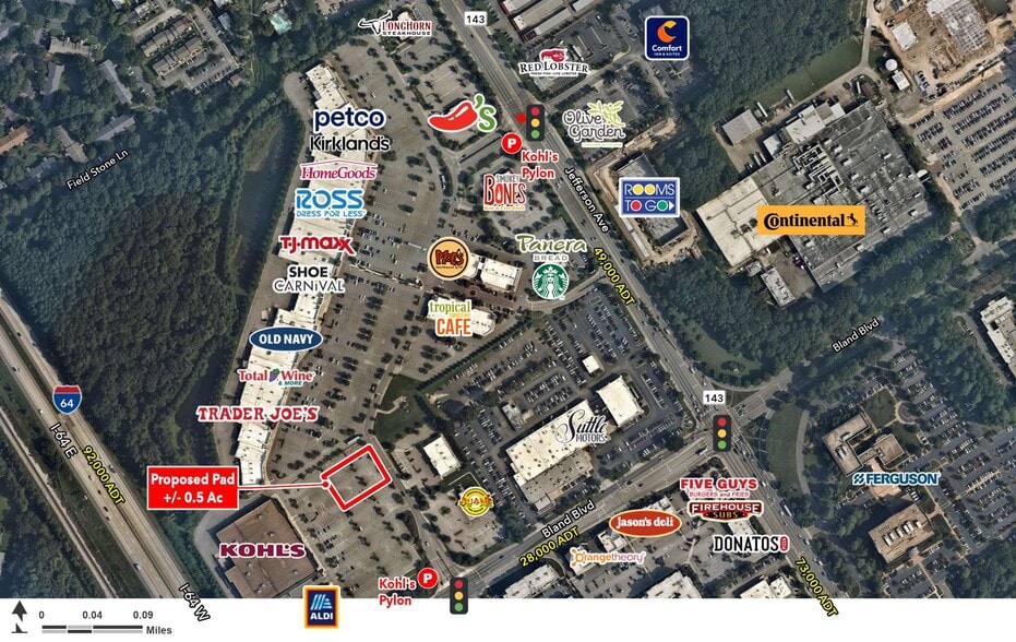 More Photos Of 551 Bland Blvd, Newport News Land For Lease