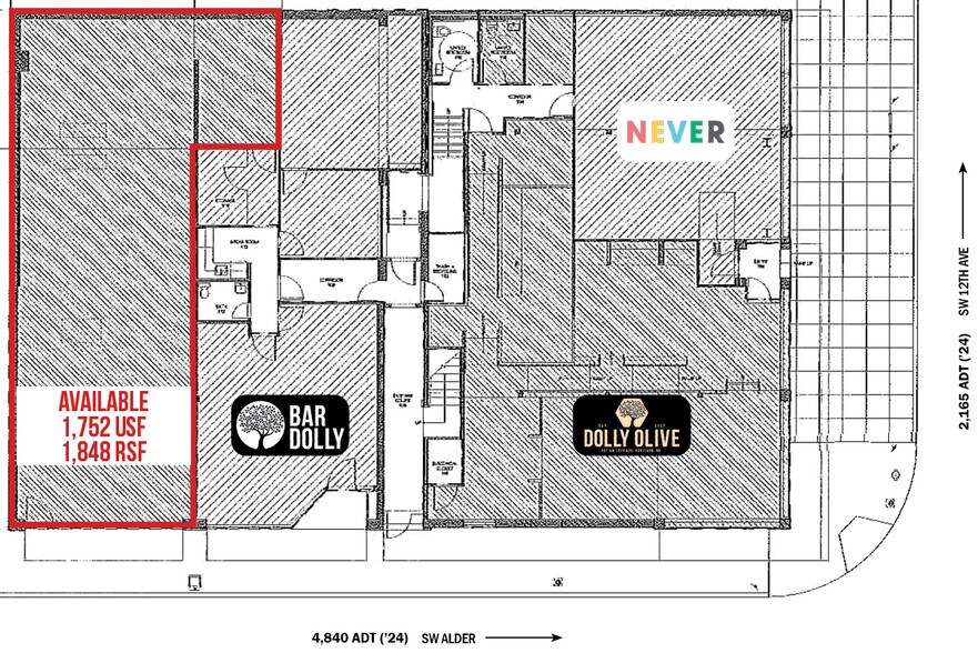 More Photos Of 537 SW 12th Ave, Portland Storefront For Lease