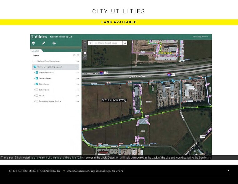 More Photos Of 26633 Southwest Fwy, Rosenberg Land For Sale